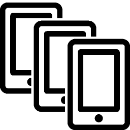 Mobile Multiple Smartphones icon