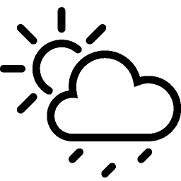 Weather Partly Cloudy Rain icon