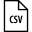 Files Csv icon