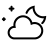 Weather Partly Cloudy Night icon
