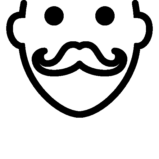 Hair-Mustache icon