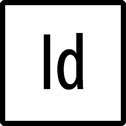 Logos Adobe Indesign Copyrighted icon