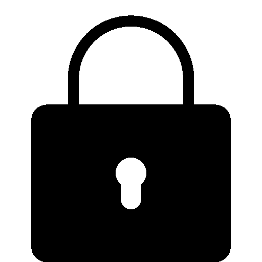Very-Basic-Lock-Filled icon