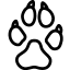 Animals Dog Footprint icon