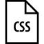 Files Css Filetype icon