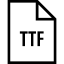 Files Ttf icon