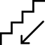 Household Stairs Down icon