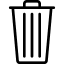 Messaging Trash icon