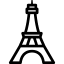 Travel Eiffel Tower icon