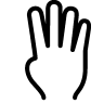 Hands-Four-Fingers icon