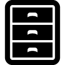Data Filing Cabinet icon