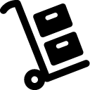 Ecommerce Move By Trolley icon