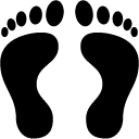Travel Human Footprints icon