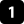 Numbers-1-Black icon
