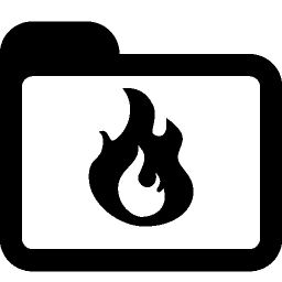 Folders Burn Folder icon