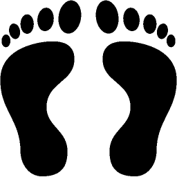 Travel Human Footprints icon