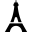 Travel Eiffel Tower icon