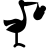 Baby-Stork-With-Bundle icon