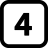 Numbers 4 icon