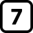 Numbers 7 icon