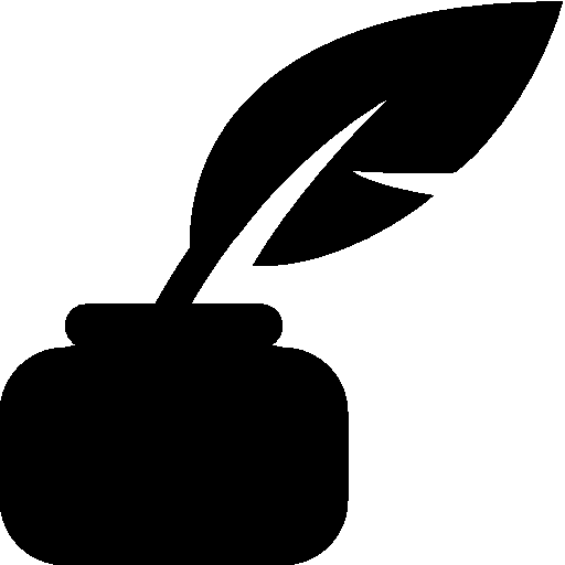 Printing-Quill-With-Ink icon