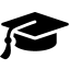 Business Graduation Cap icon