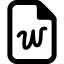 Files Word icon