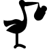 Baby-Stork-With-Bundle icon