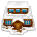 House-with-snow icon