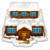 House-with-snow icon