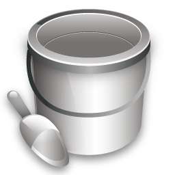Construction bucket icon