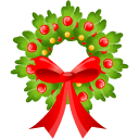 Christmas bow icon