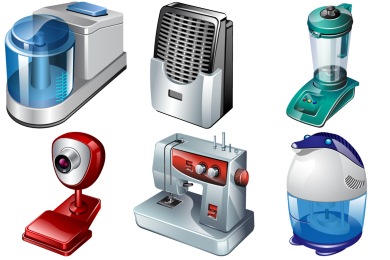 Real Vista Electrical Appliances Icons