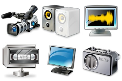 Real Vista Multimedia Icons