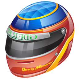 Formula 1 helmet icon