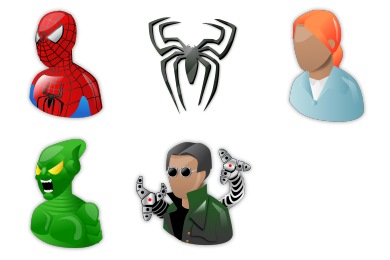 Spiderman Icons
