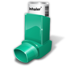 Asthma inhaler icon