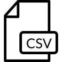 File CSV icon