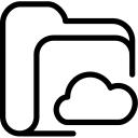 Folder-Cloud icon