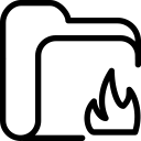 Folder-Fire icon