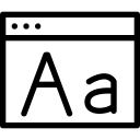 Font Window icon