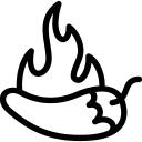 Pepper withFire icon