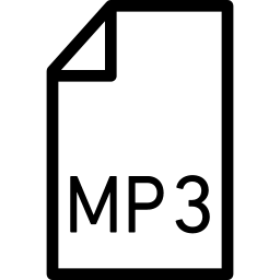 Mp3 File Icon Line Iconset Iconsmind