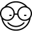 Eyeglasses-Smiley icon