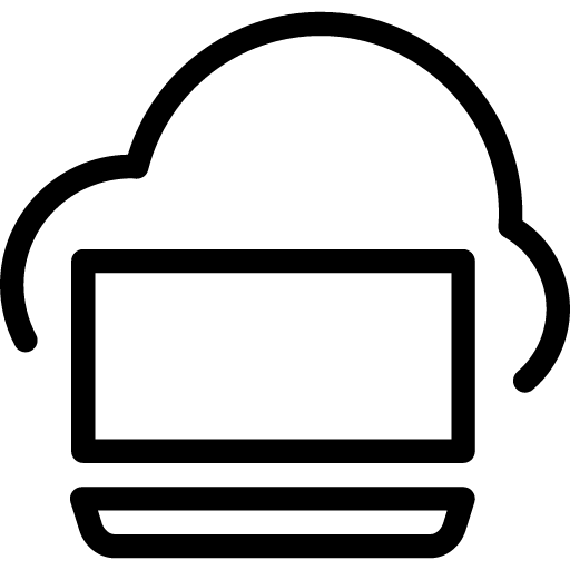 Cloud-Laptop icon