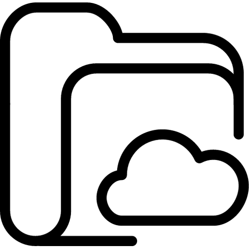 Folder-Cloud icon