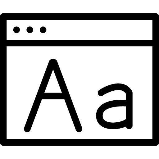Font-Window icon