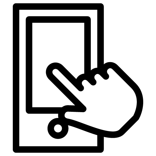 Hand-TouchSmartphone icon
