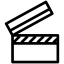 Clapperboard Open icon