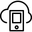 Cloud-Smartphone icon